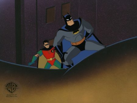 Batman The Animated Series Original Production Cel: Batman and Robin Online Hot Sale