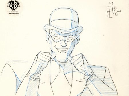 Batman The Animated Series Original Production Drawing: Riddler on Sale