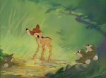 Bambi Original Production Cel and Background: Bambi and Bunnies Online