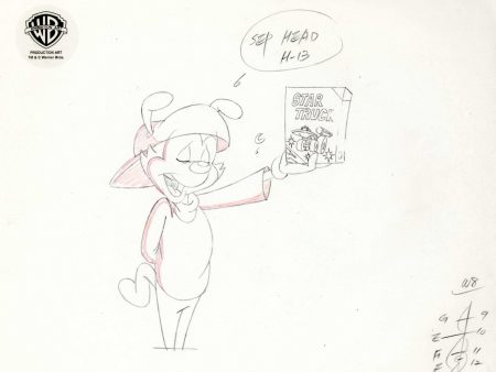 Animaniacs Original Production Drawing: Wakko Sale