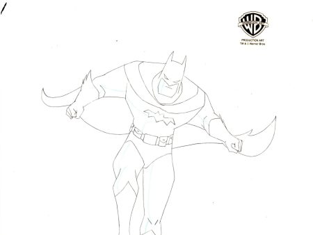 The New Batman Adventures Original Production Drawing: Batman Online Sale