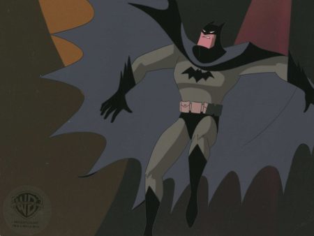 The New Batman Adventures Original Production Cel With Matching Drawing: Batman For Discount