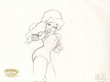 Batman The Animated Series Original Production Drawing: Poison Ivy Supply