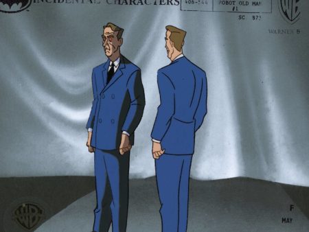 Batman the Animated Series Original Production Color Model Sheet Set: Robot Old Man #1 Fashion