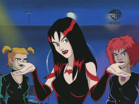 Scooby-Doo and the Witch s Ghost Original Production Cel with Matching Drawing: The Hex Girls Fashion