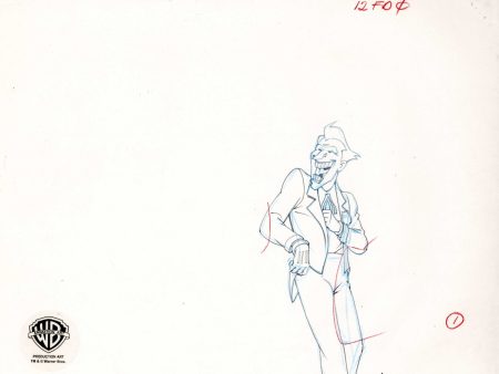 Batman The Animated Series Original Production Drawing: Joker Discount