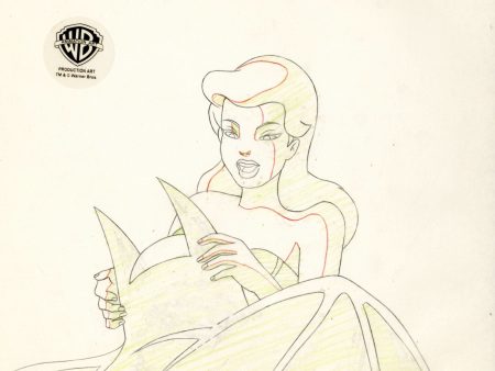 Batman The Animated Series Original Production Drawing: Batman and Poison Ivy Online