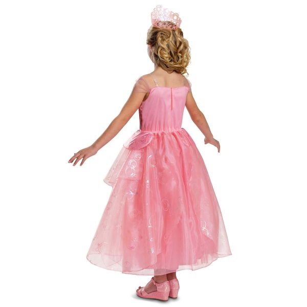 Child Wicked Glinda Pink Dress Deluxe Costume Sale