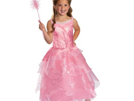 Toddler Wicked Glinda Pink Dress Deluxe Costume Cheap