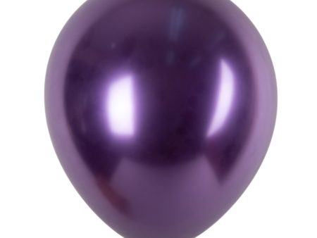 Purple Royal Satin Luxe Latex Balloon 11in 50pcs Supply