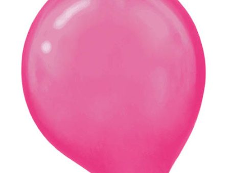 Bright Pink Pearlized Latex Balloons 12in, 15pcs Online Sale