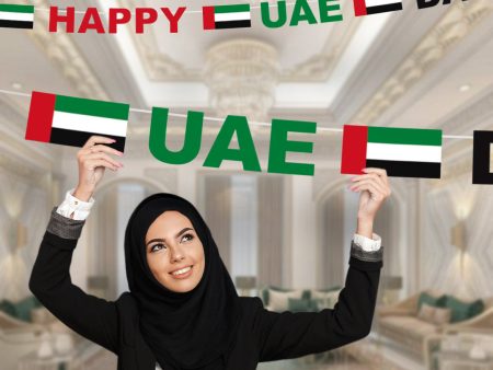 Happy UAE Day Banner 12ft. x 6in Online Sale