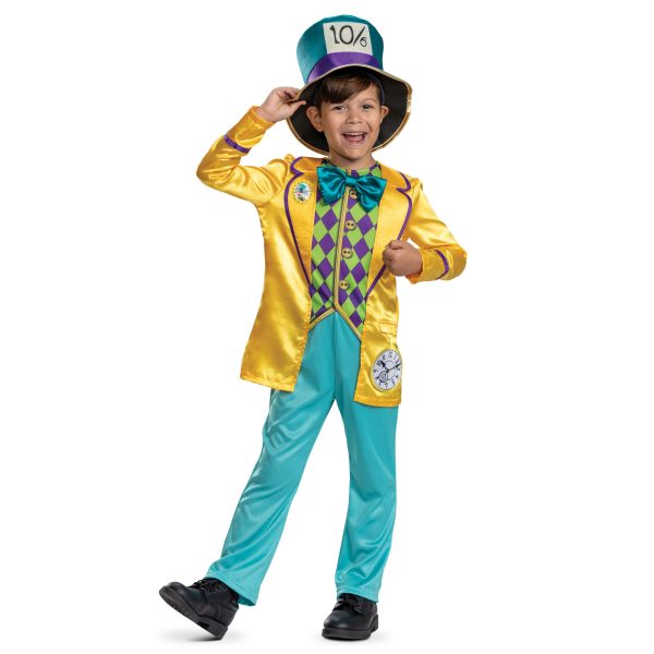 Child Mad Hatter Alice in Wonderland Classic Costume For Cheap