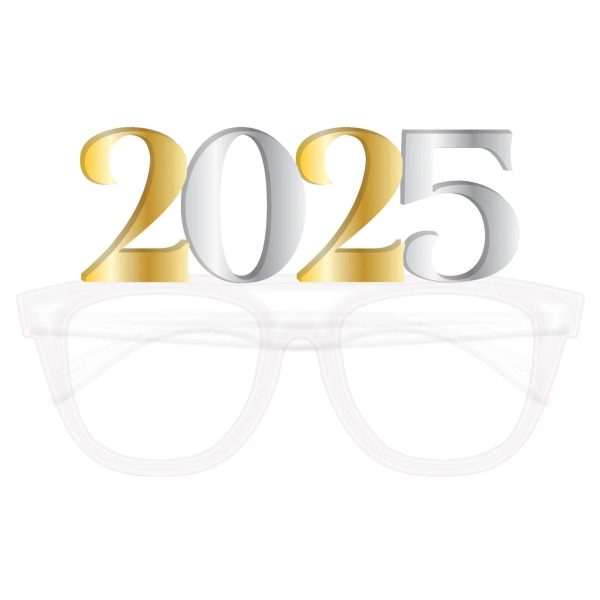 2025 Gold & Silver Light-Up Nye Glasses Online Hot Sale