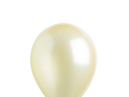 Light Yellow Pearlized Latex Balloons 11in, 50pcs Sale