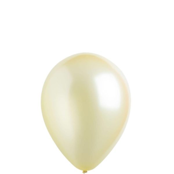 Light Yellow Pearlized Latex Balloons 11in, 50pcs Sale