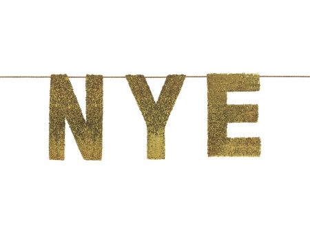 NYE Oversized Sequin Banner Decorations For Cheap