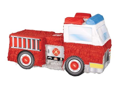 Conventional Fire Truck 3D Piñata Sale