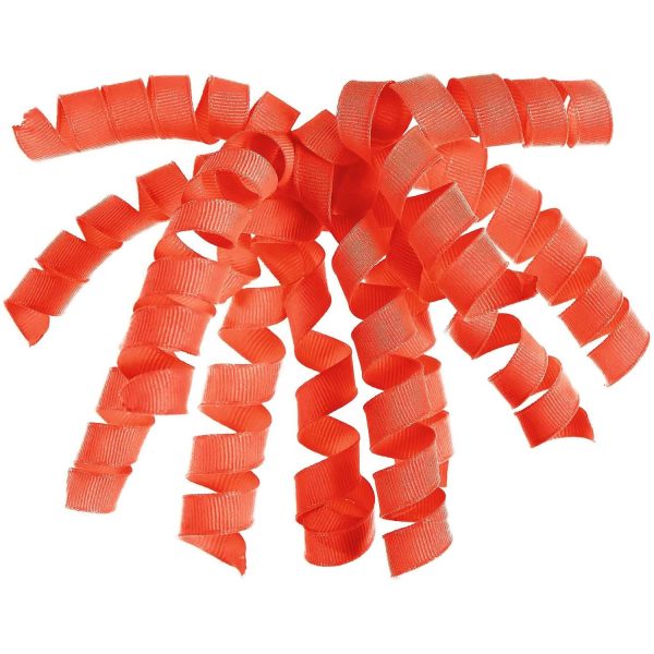 Neon Orange Grosgrain Gift Bows Online now