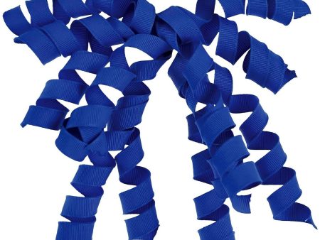 Neon Electric Blue Grosgrain Gift Bows Online now