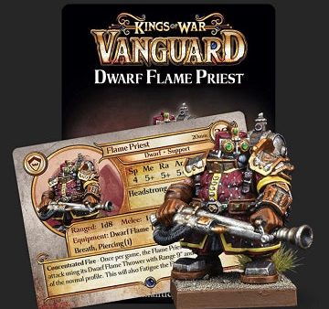 Kings Of War: Vanguard Dwarf Flame Priest Hot on Sale