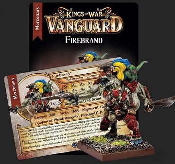 Kings Of War: Vanguard Firebrand Mercenary on Sale